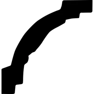 Карниз Европласт 1.50.188 жёсткий 50х53х2000 мм