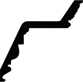 Отделка стен и потолка Карниз Европласт 1.50.137 жёсткий 185х190х2000 мм