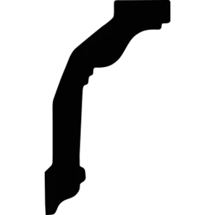 Карниз Европласт 1.50.182 жёсткий 41х69х2000 мм