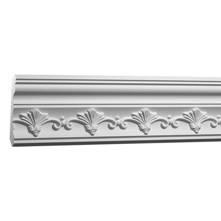 Отделка стен и потолка Карниз Европласт 1.50.284 жёсткий 70х81х2000 мм