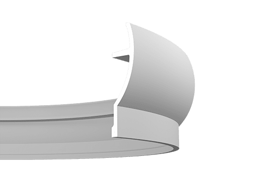 Отделка стен и потолка Карниз Европласт 1.50.227 гибкий 73х280х2000 мм