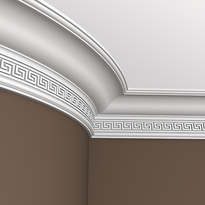 Отделка стен и потолка Карниз Европласт 1.50.118 жёсткий 131х130х2000 мм