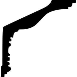 Карниз Европласт 1.50.118 жёсткий 131х130х2000 мм