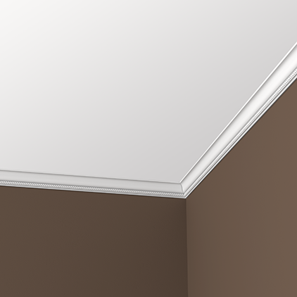 Отделка стен и потолка Карниз Европласт 1.50.191 жёсткий 25х40х2000 мм