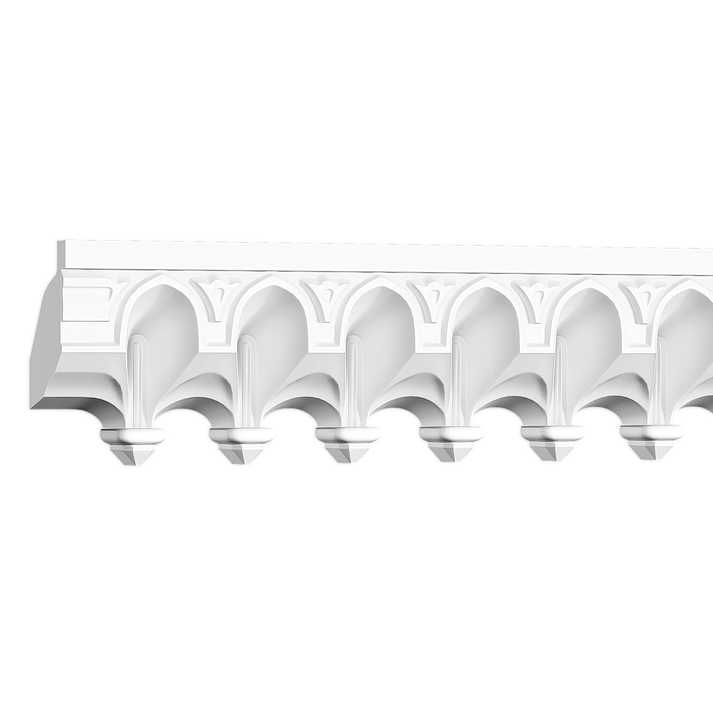 Отделка стен и потолка Карниз Европласт 1.50.501 жёсткий 52х99х2020 мм