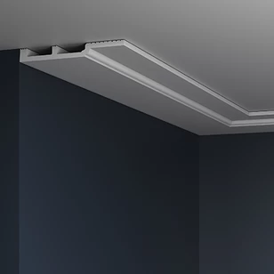 Карниз Европласт 6.50.803 жёсткий 220х25х2000 мм