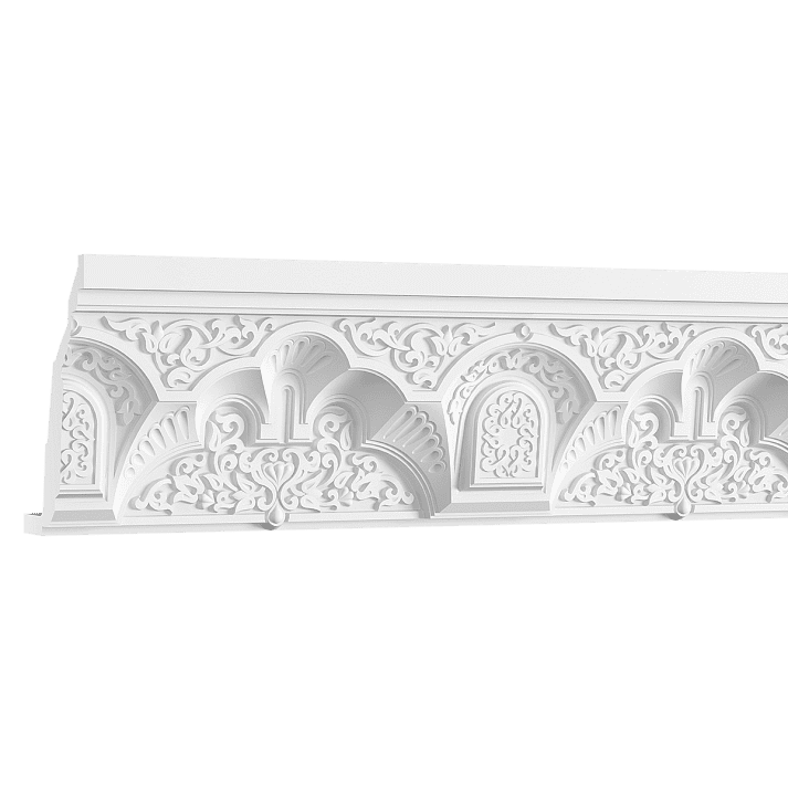 Отделка стен и потолка Карниз Европласт 1.50.504 жёсткий 205х276х2000 мм