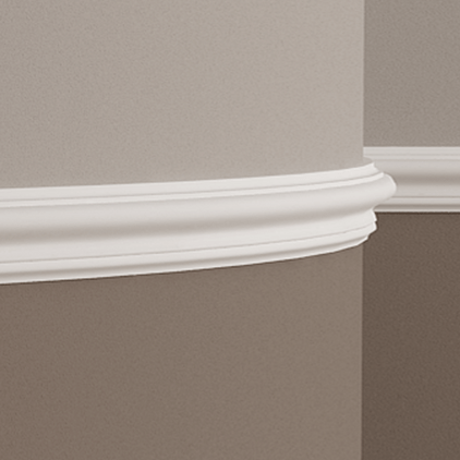 Отделка стен и потолка Молдинг Европласт 1.51.302 гибкий 25х60х2000 мм