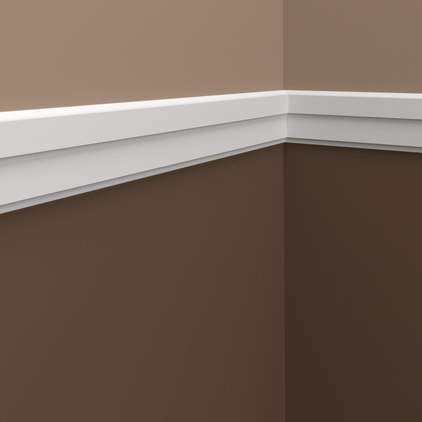 Отделка стен и потолка Молдинг Европласт 1.51.342 жёсткий 15х75х2000 мм