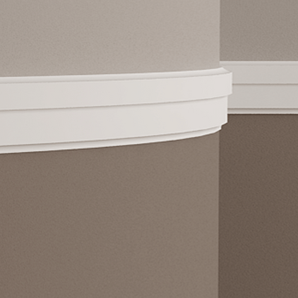 Отделка стен и потолка Молдинг Европласт 1.51.342 гибкий 15х75х2000 мм