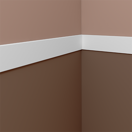 Отделка стен и потолка Молдинг Европласт 1.51.385 жёсткий 13х103х2000 мм