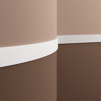 Отделка стен и потолка Молдинг Европласт 1.51.385 гибкий 13х103х2000 мм