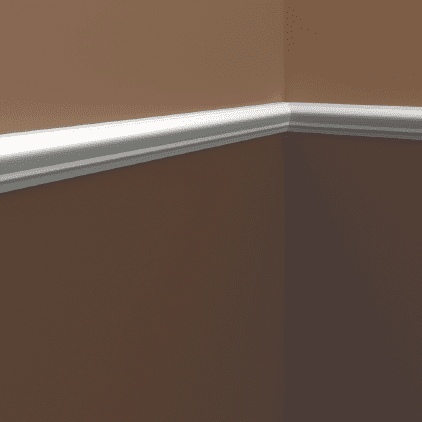 Отделка стен и потолка Молдинг Европласт 1.51.375 жёсткий 20х41х2000 мм