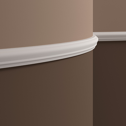 Отделка стен и потолка Молдинг Европласт 1.51.375 гибкий 20х41х2000 мм
