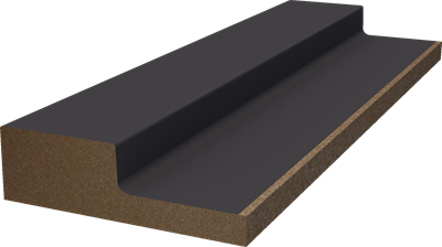 Отделка стен и потолка Профиль для панелей WellMaker ПНл-37 Графит 19х64х2800 мм