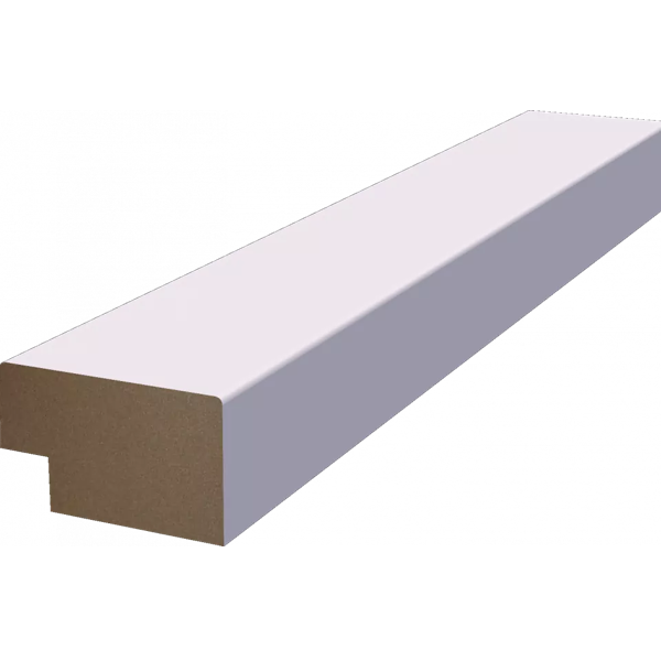 Отделка стен и потолка Финишная рейка для реечной панели WellMaker ПНп-37 Альпийский (белабел) 19х32х2800 мм