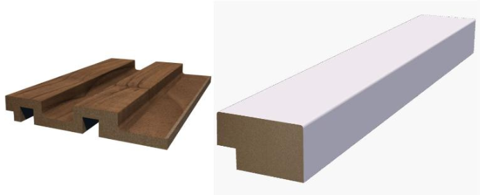 Отделка стен и потолка Финишная рейка для реечной панели WellMaker ПНп-37 Акация19х32х2800 мм