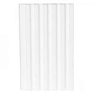 Реечная панель WellMaker ПН-38 МДФ Альпийский (белабел) 12х123х2800 мм