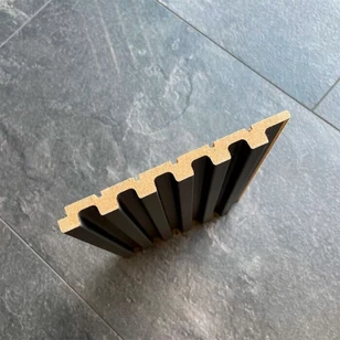 Реечная панель WellMaker ПН-38 МДФ Графит 12х123х2800 мм