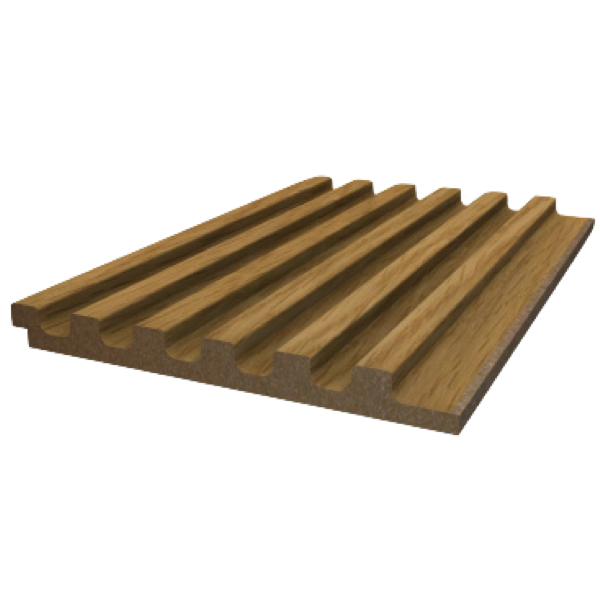 Отделка стен и потолка Реечная панель WellMaker ПН-38 НФ Дуб 12х123х2800 мм