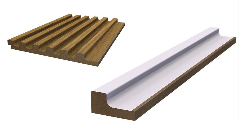 Отделка стен и потолка Финишная рейка для реечной панели WellMaker ПНл-38 Дуб нанофлекс 12х25х2800 мм