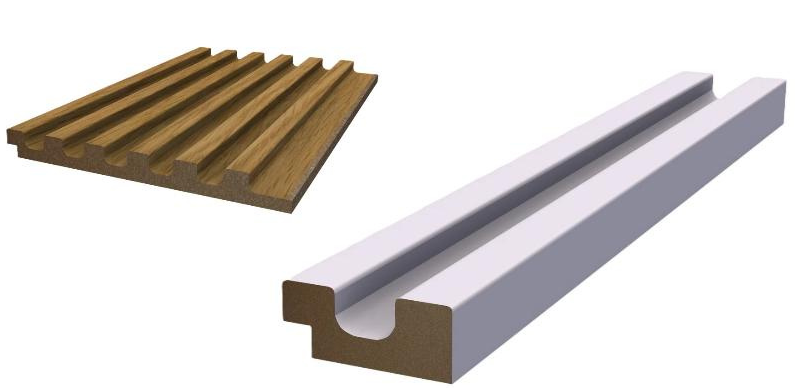 Отделка стен и потолка Финишная рейка для реечной панели WellMaker ПНп-38 Дуб нанофлекс 12х29х2800 мм
