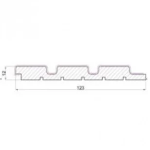Реечная панель WellMaker ПН-43 Марианна 12х123х2800 мм
