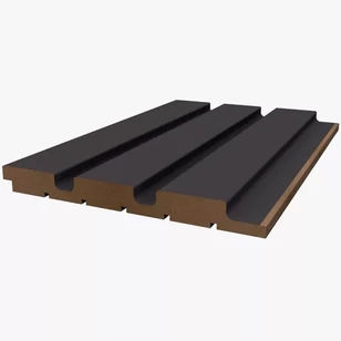 Реечная панель WellMaker ПН-43 Графит 12х123х2800 мм