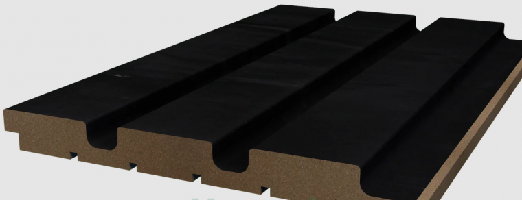 Отделка стен и потолка Реечная панель WellMaker ПН-43 Блэк 12х123х2800 мм