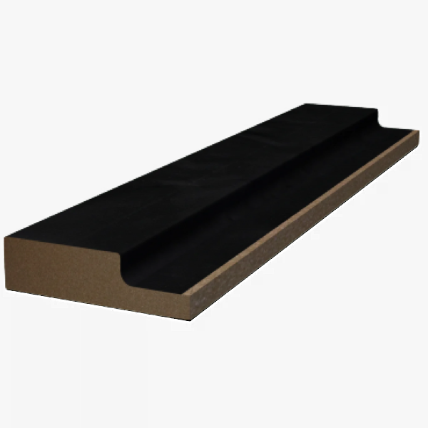 Отделка стен и потолка Финишная рейка для реечной панели WellMaker ПНл-43 Блэк 12х44х2800 мм