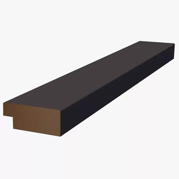 Отделка стен и потолка Финишная рейка для реечной панели WellMaker ПНп-43 Графит 12х29х2800 мм