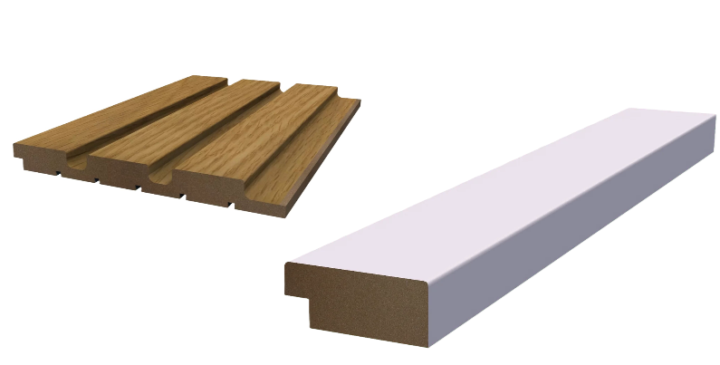 Отделка стен и потолка Финишная рейка для реечной панели WellMaker ПНп-43 Дуб нанофлекс 12х29х2800 мм