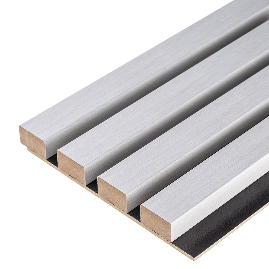 Отделка стен и потолка Реечная панель Grace МДФ 3D Line Modern L02 Береза черная 19х160х2750 мм