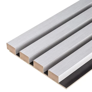 Реечная панель Grace МДФ 3D Line Modern L02 Береза черная 19х160х2750 мм