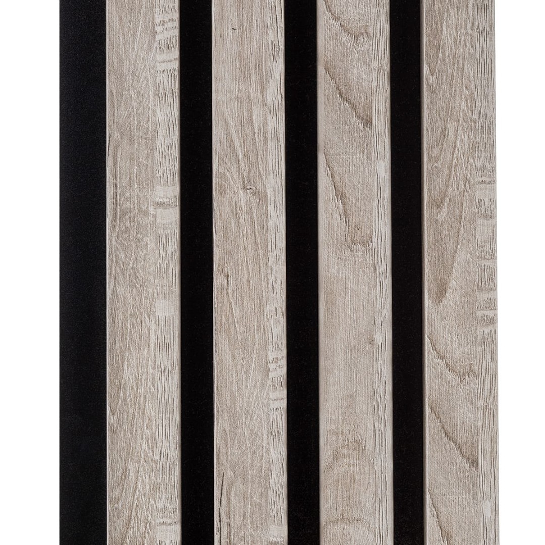 Отделка стен и потолка Реечная панель Grace МДФ 3D Line Modern L03 Ель серебристая 19х160х2750 мм