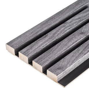 Реечная панель Grace МДФ 3D Line Modern L05 Серый тик 19х160х2750 мм