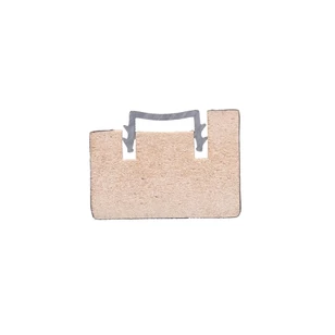 Финишная рейка для реечной панели Grace L08 Ироко с монтажной планкой в комплекте 18х27х2750 мм