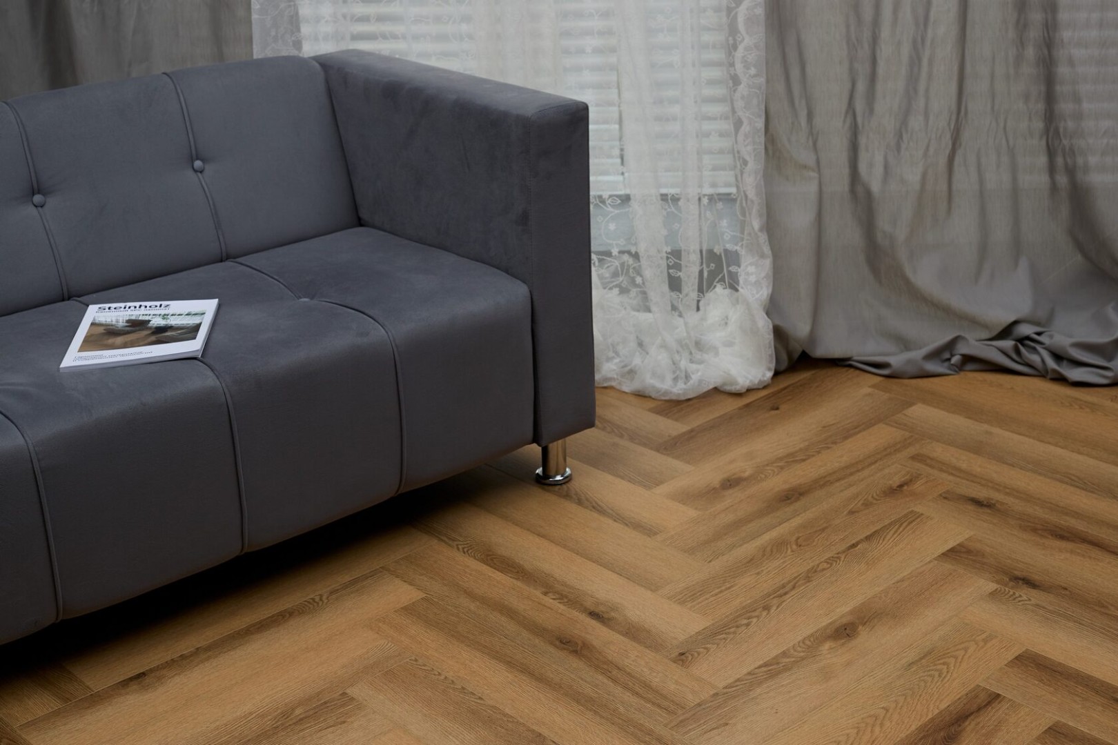 SPC Ламинат SPC ламинат Steinholz Herringbone Юденбург STH063H