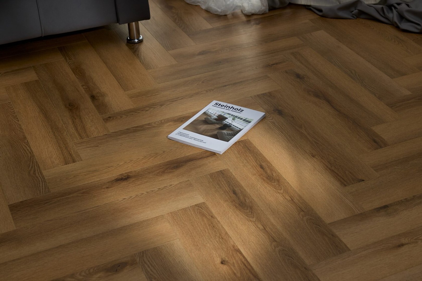 SPC Ламинат SPC ламинат Steinholz Herringbone Юденбург STH063H