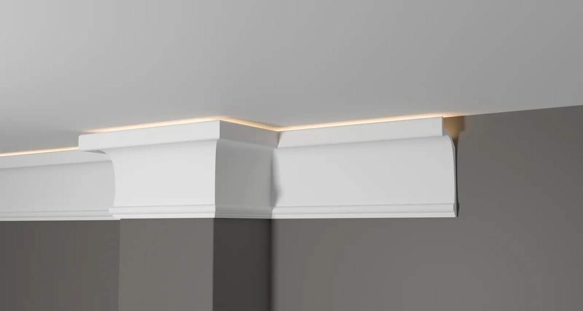 Отделка стен и потолка Карниз Decor-Dizayn DD518 45х125х2000 мм