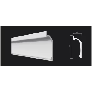 Карниз Decor-Dizayn DD518 45х125х2000 мм