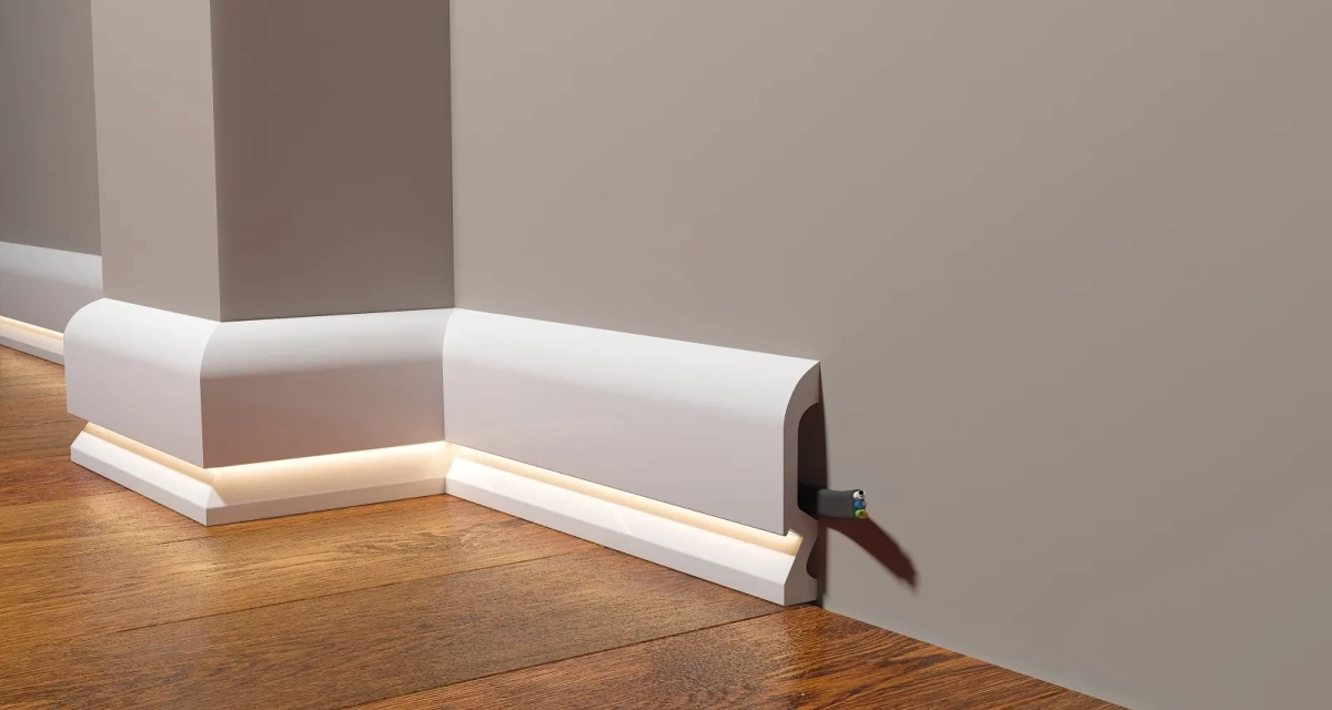 Отделка стен и потолка Плинтус Decor-Dizayn DD700  2000х100х18.1 мм