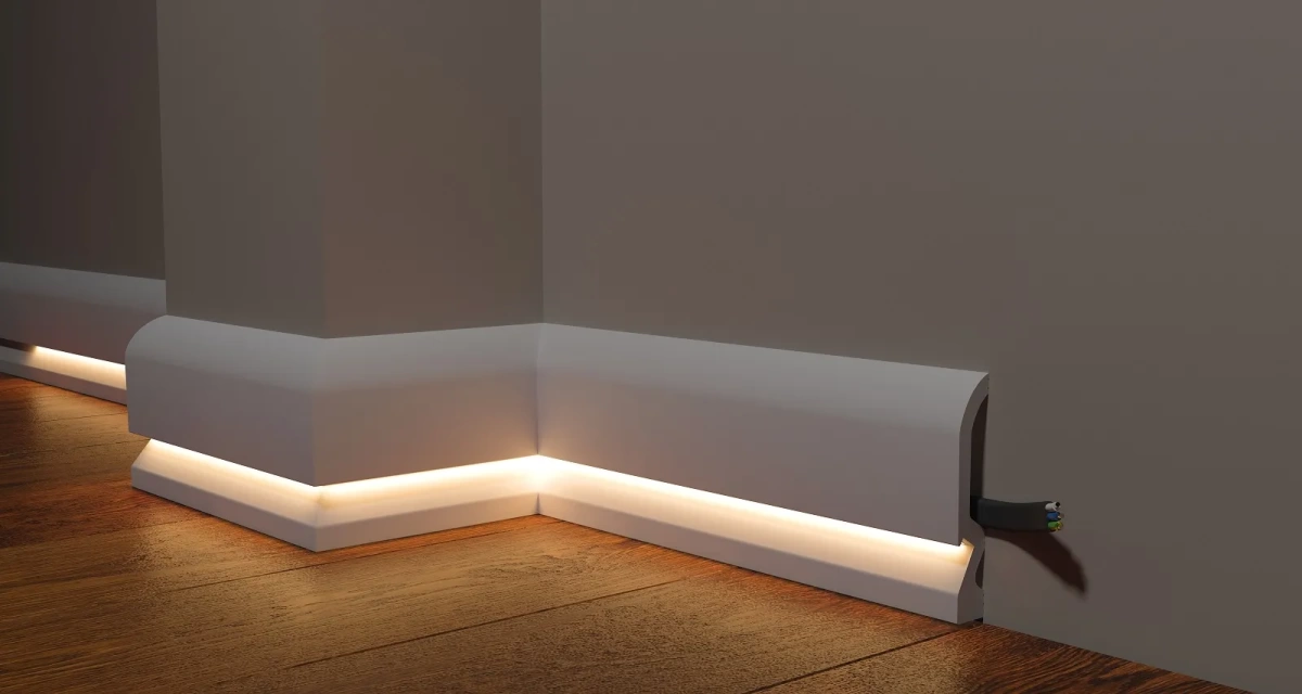 Отделка стен и потолка Плинтус Decor-Dizayn DD700  2000х100х18.1 мм