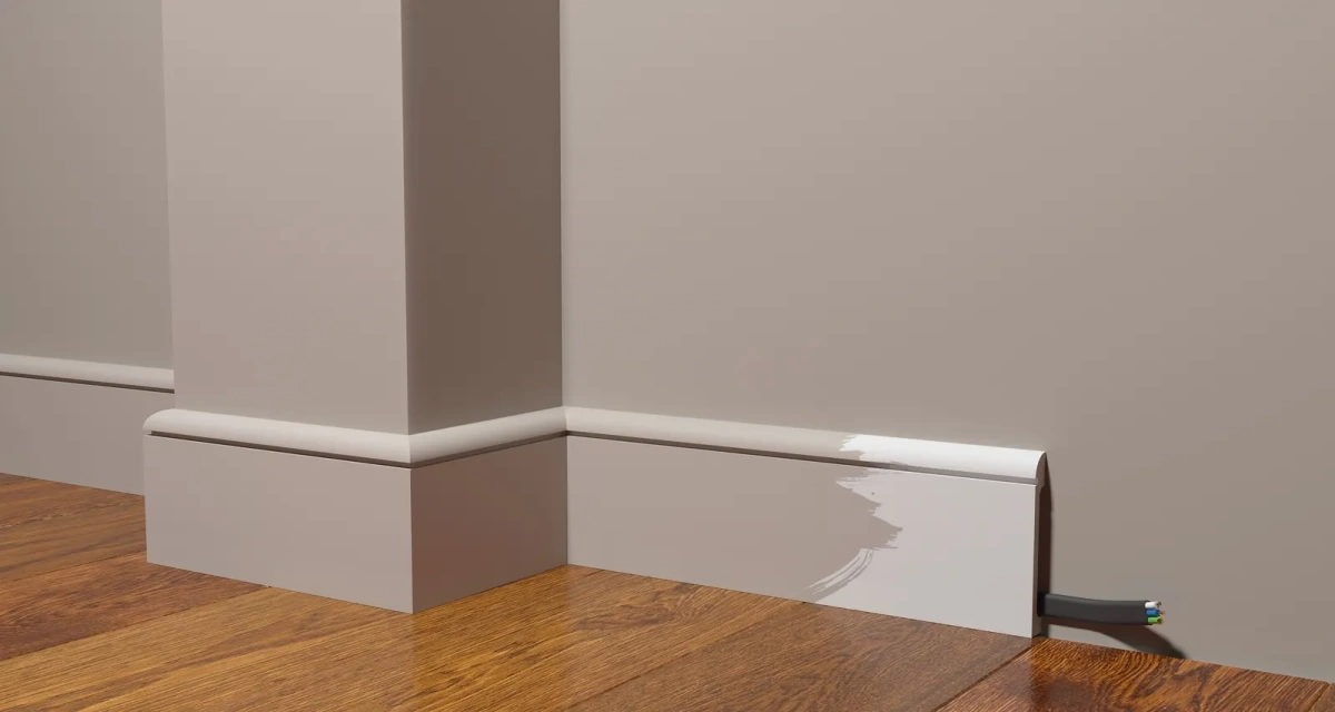Отделка стен и потолка Плинтус Decor-Dizayn DD715  2000х90х13 мм