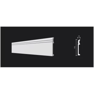 Плинтус Decor-Dizayn DD721  2000х110х15 мм