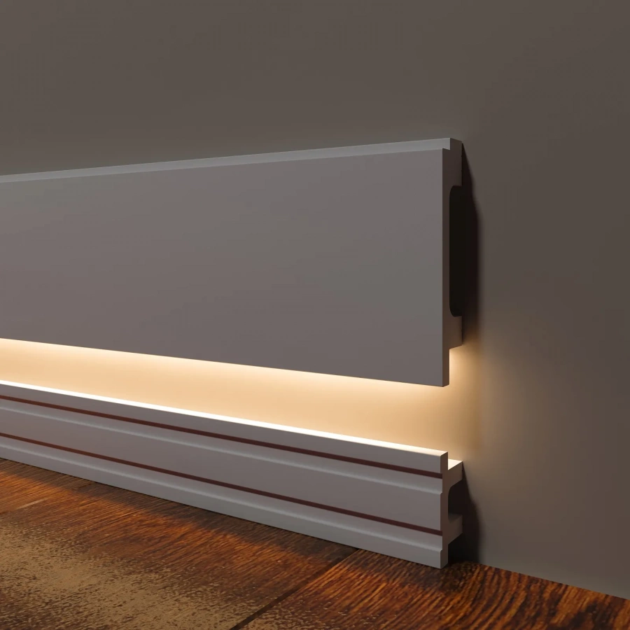 Отделка стен и потолка Плинтус Decor-Dizayn DD723  2000х80х16 мм