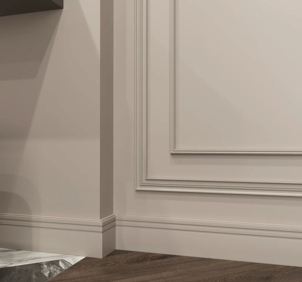 Отделка стен и потолка Плинтус Decor-Dizayn DD724  2000х120х16 мм