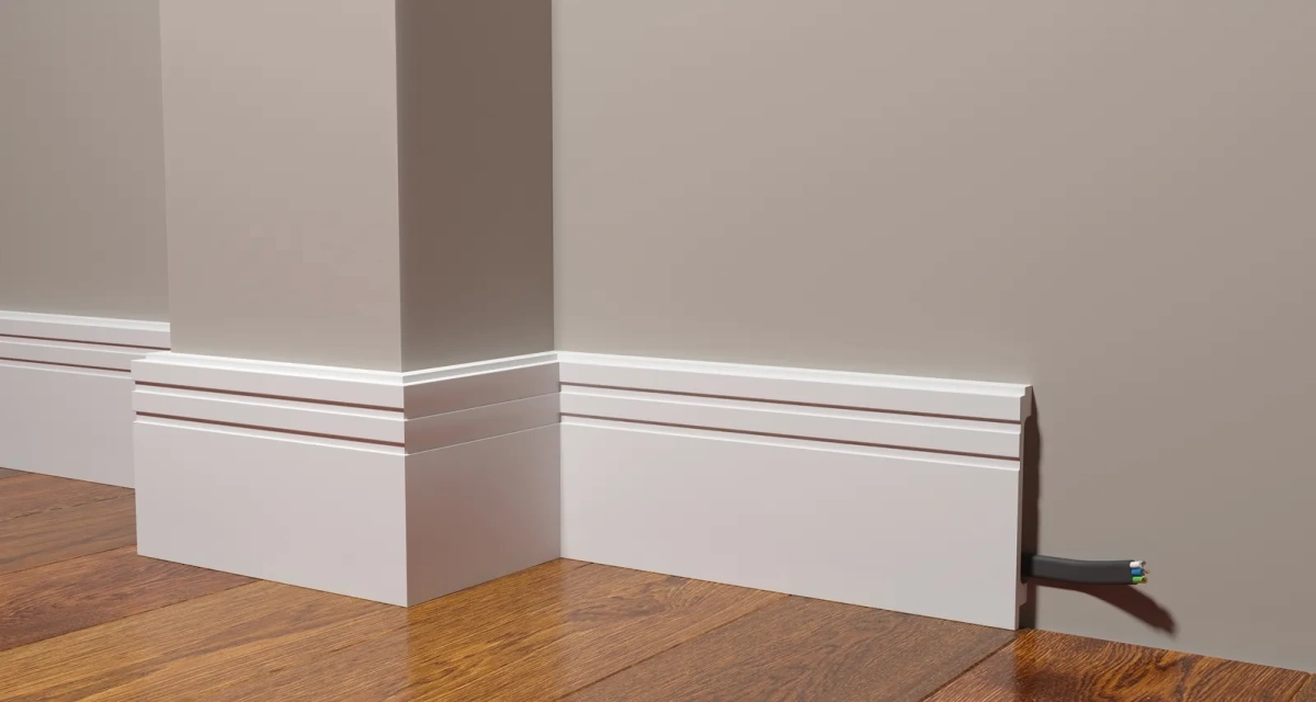Отделка стен и потолка Плинтус Decor-Dizayn DD724  2000х120х16 мм