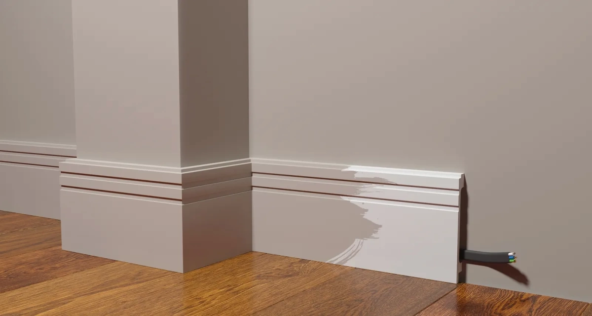 Отделка стен и потолка Плинтус Decor-Dizayn DD724  2000х120х16 мм