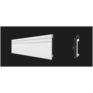 Плинтус Decor-Dizayn DD724  2000х120х16 мм